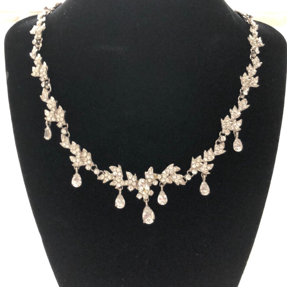 Satellite Paris Rhinestone Necklace